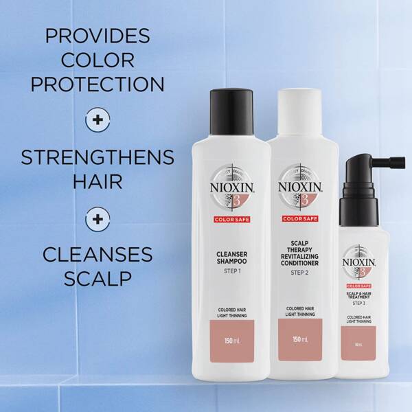 NIOXIN SYS3 3-STEP SYSTEM Complect 150 ml x 150 ml x 50 ml - Image 3