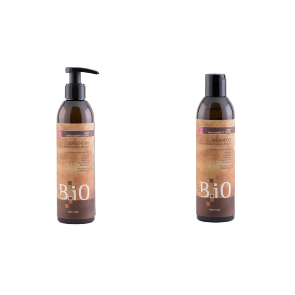 SINERGY COSMETICS B.IO SHAMPOO 250ml & CONDITIONER 250ml KIT FOR COLORED HAIR