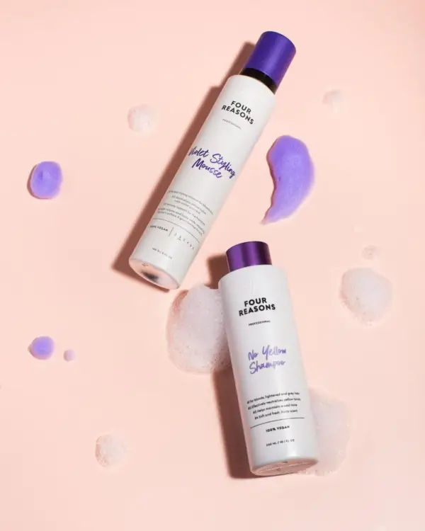 FOUR REASONS PROFESSIONAL Violet Styling Mousse Volumizer 6.68 FL oz 190ml - Image 5